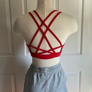 Zella body strappy back sports bra